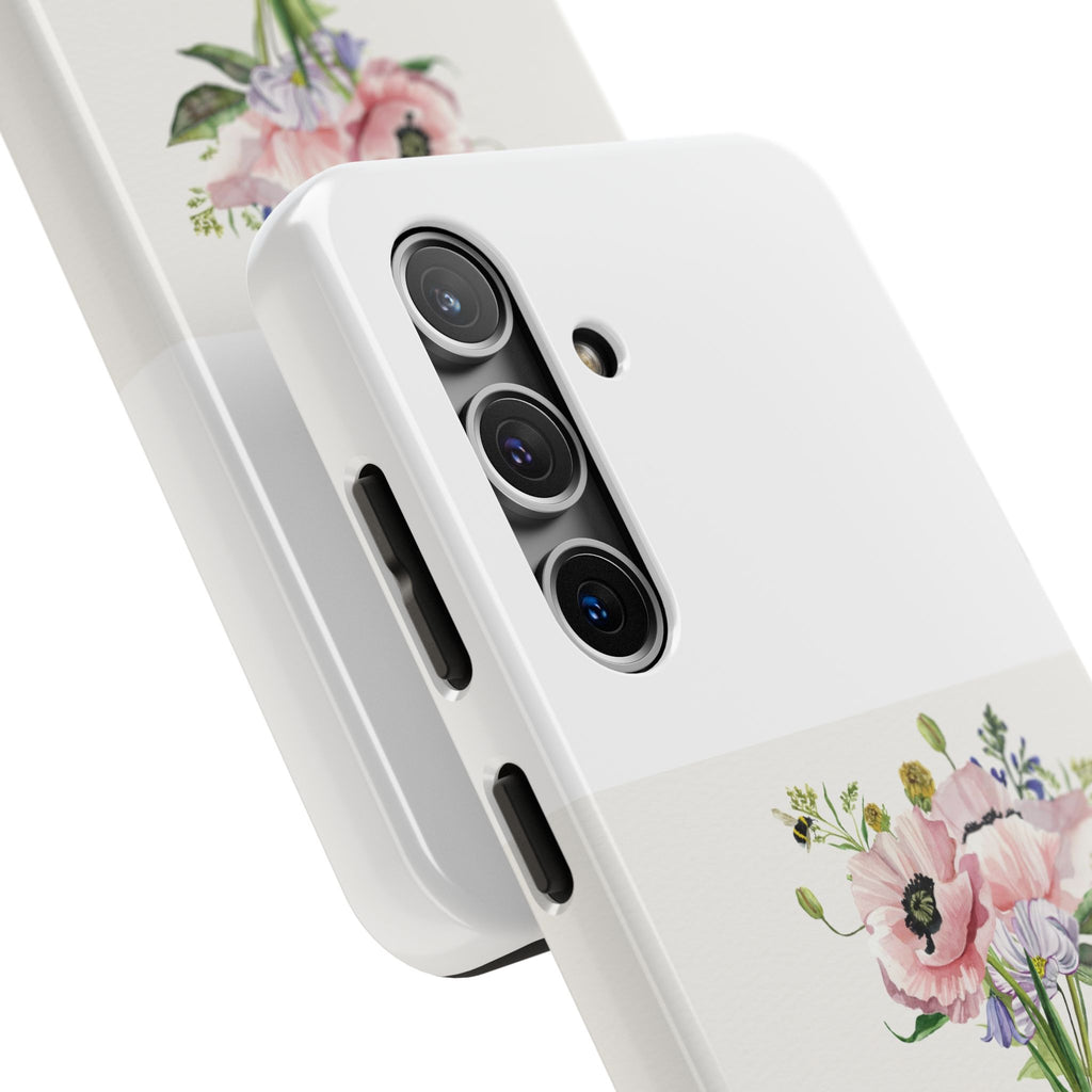 Phone Case — Floral "LOVE" Bouquet Protective Tough Phone Case