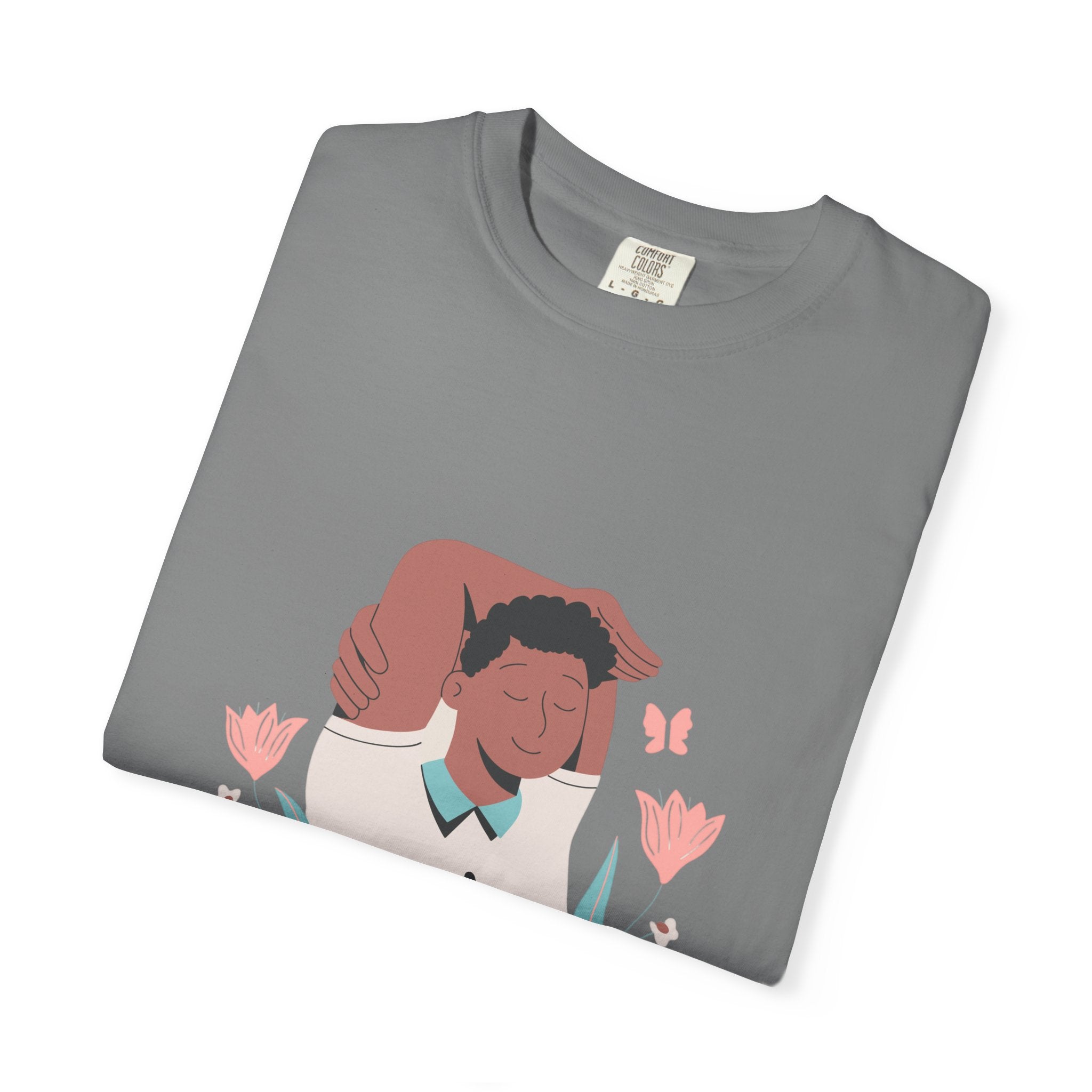 Peace Floral Portrait T-Shirt