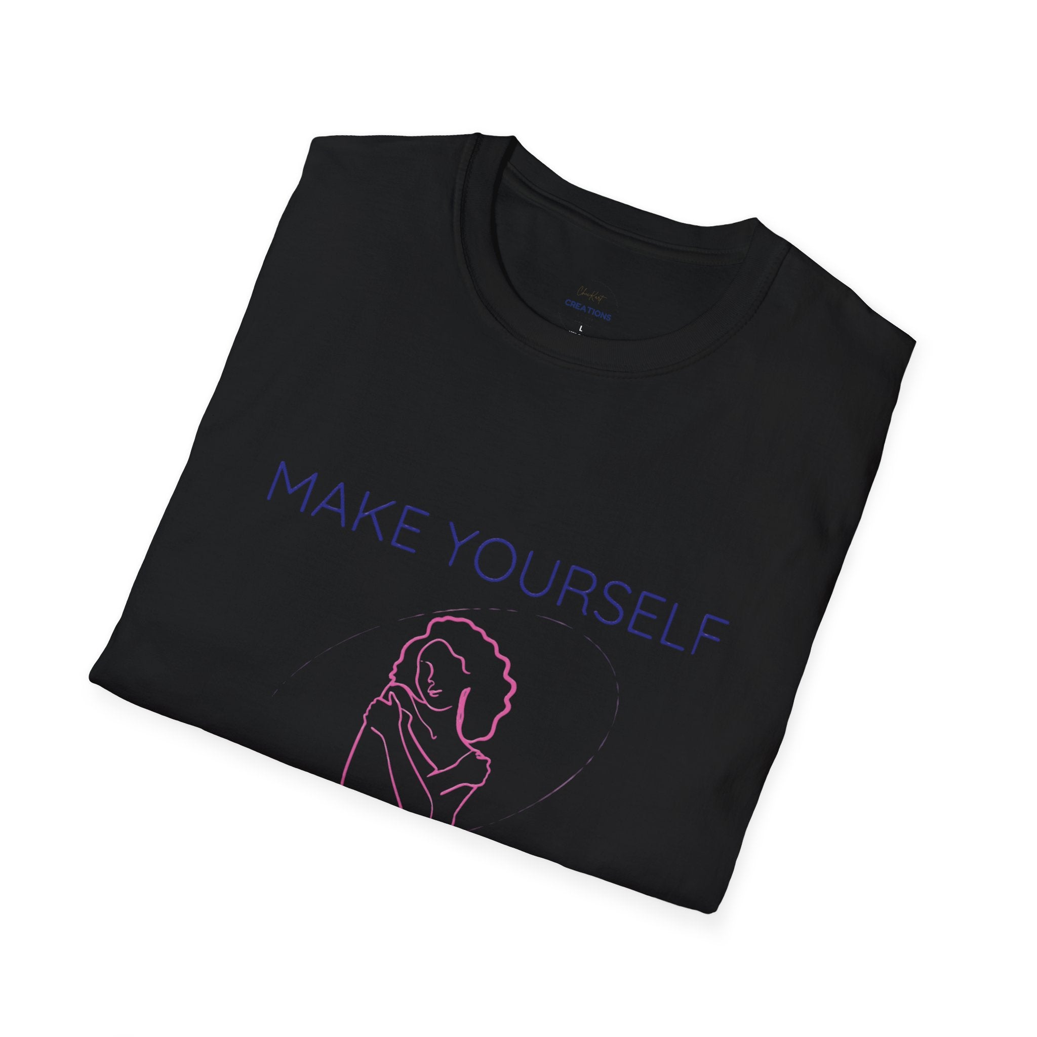 T-Shirt — "Make Yourself a High Priority" Self-Care Graphic Tee