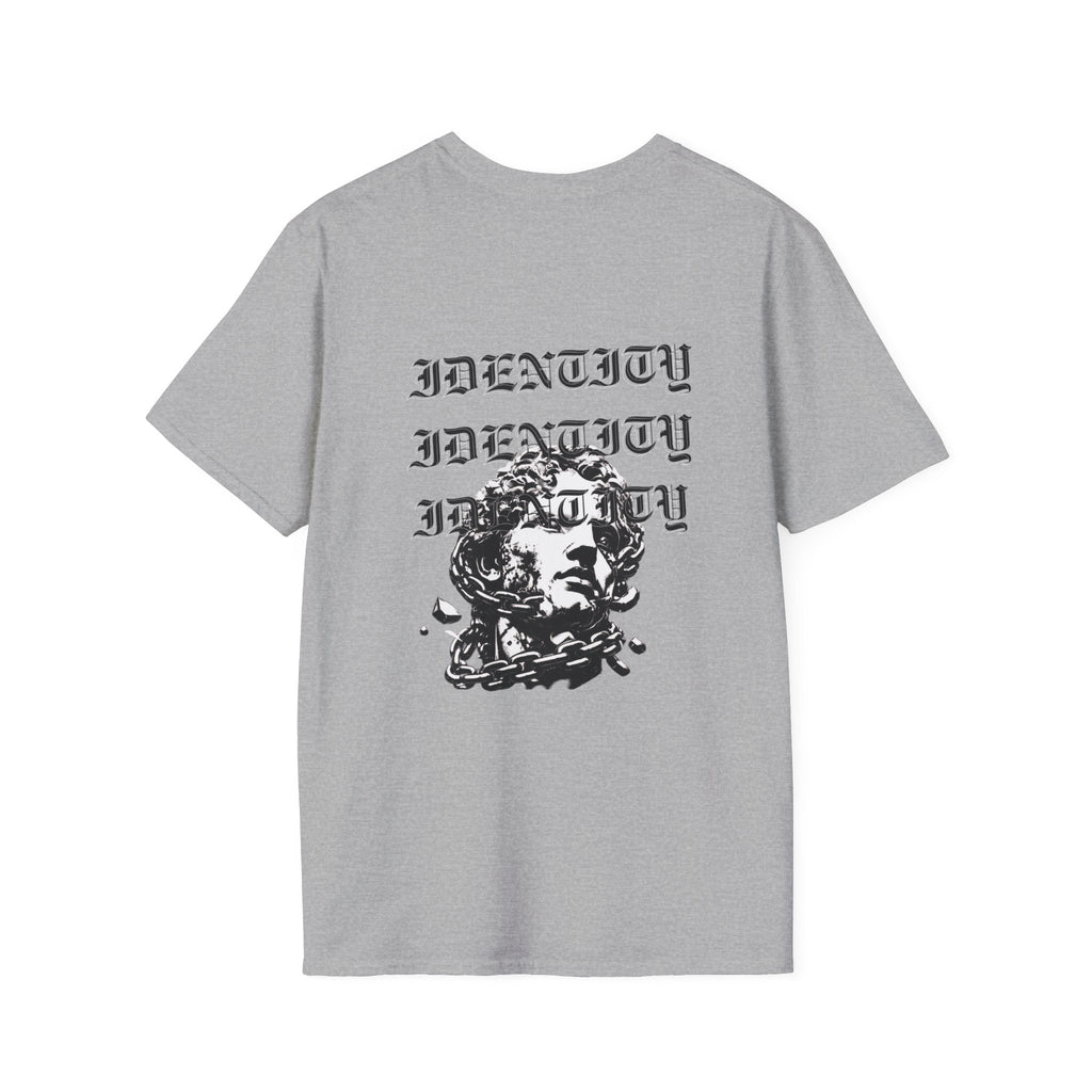 Minimal 'IDENTITY' Embroidered T-Shirt