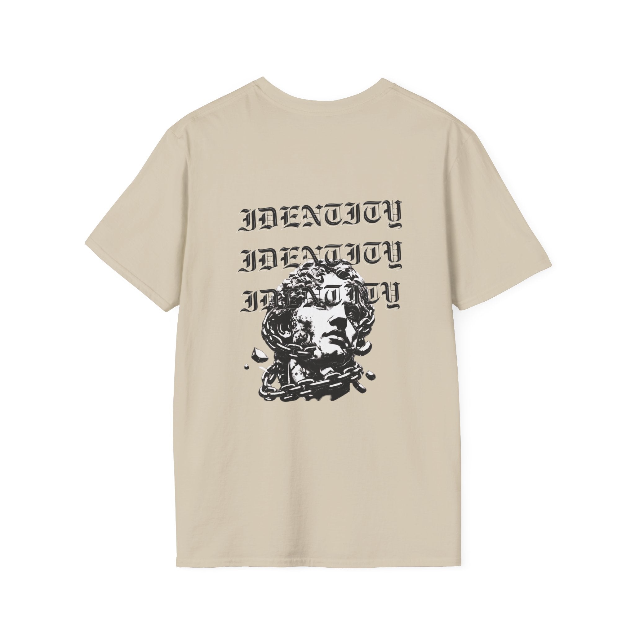 Minimal 'IDENTITY' Embroidered T-Shirt