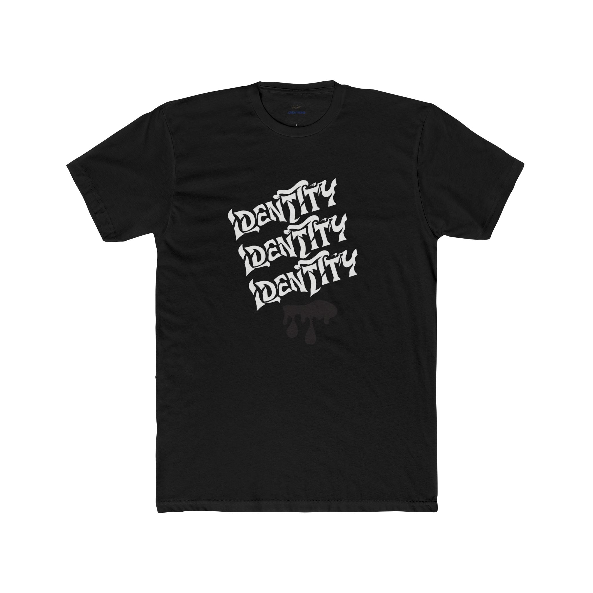 Identity Repeat Graphic Tee — Bold Streetwear T-Shirt