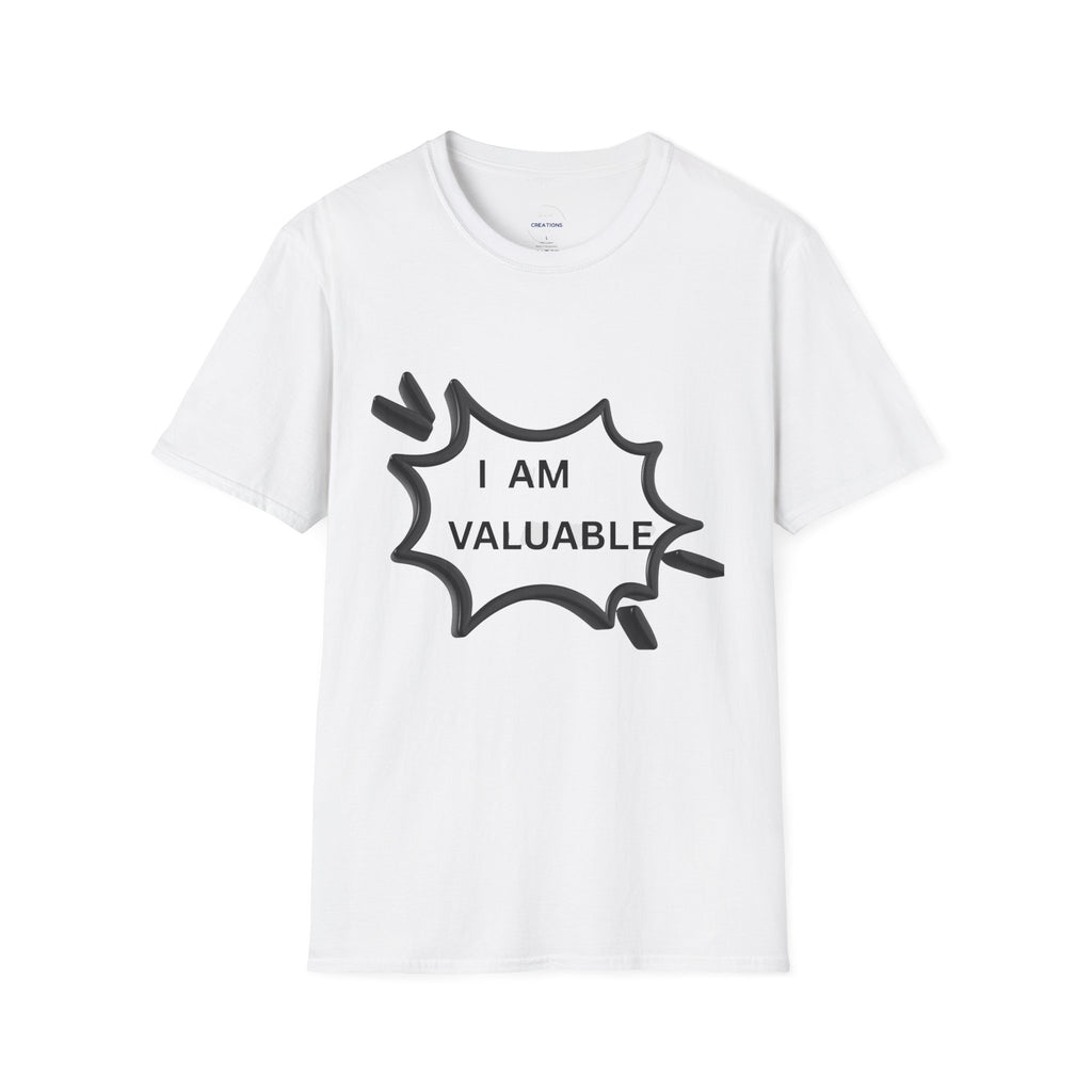 I Am Valuable T‑Shirt — Positive Self‑Worth Graphic Tee