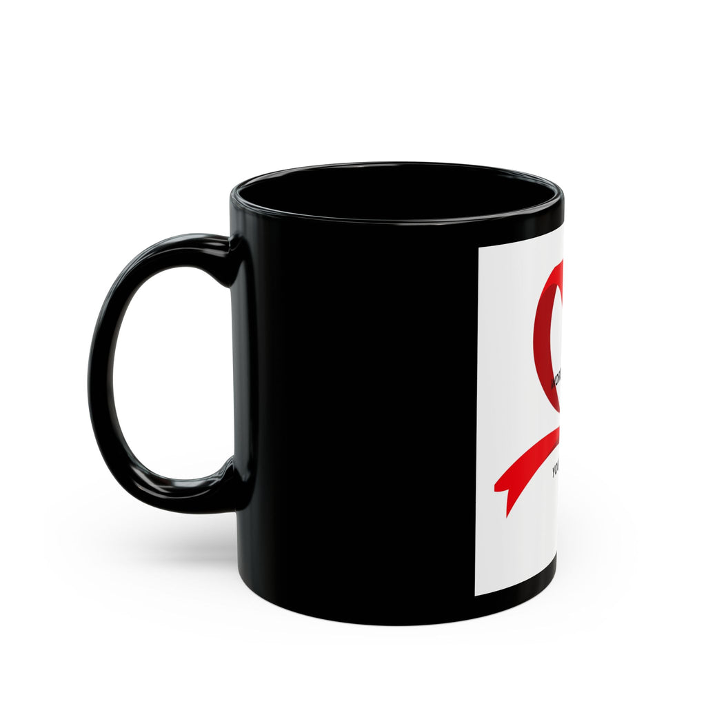 Dad's Words Can Change Your Whole World - Inspirational Black Coffee Mug