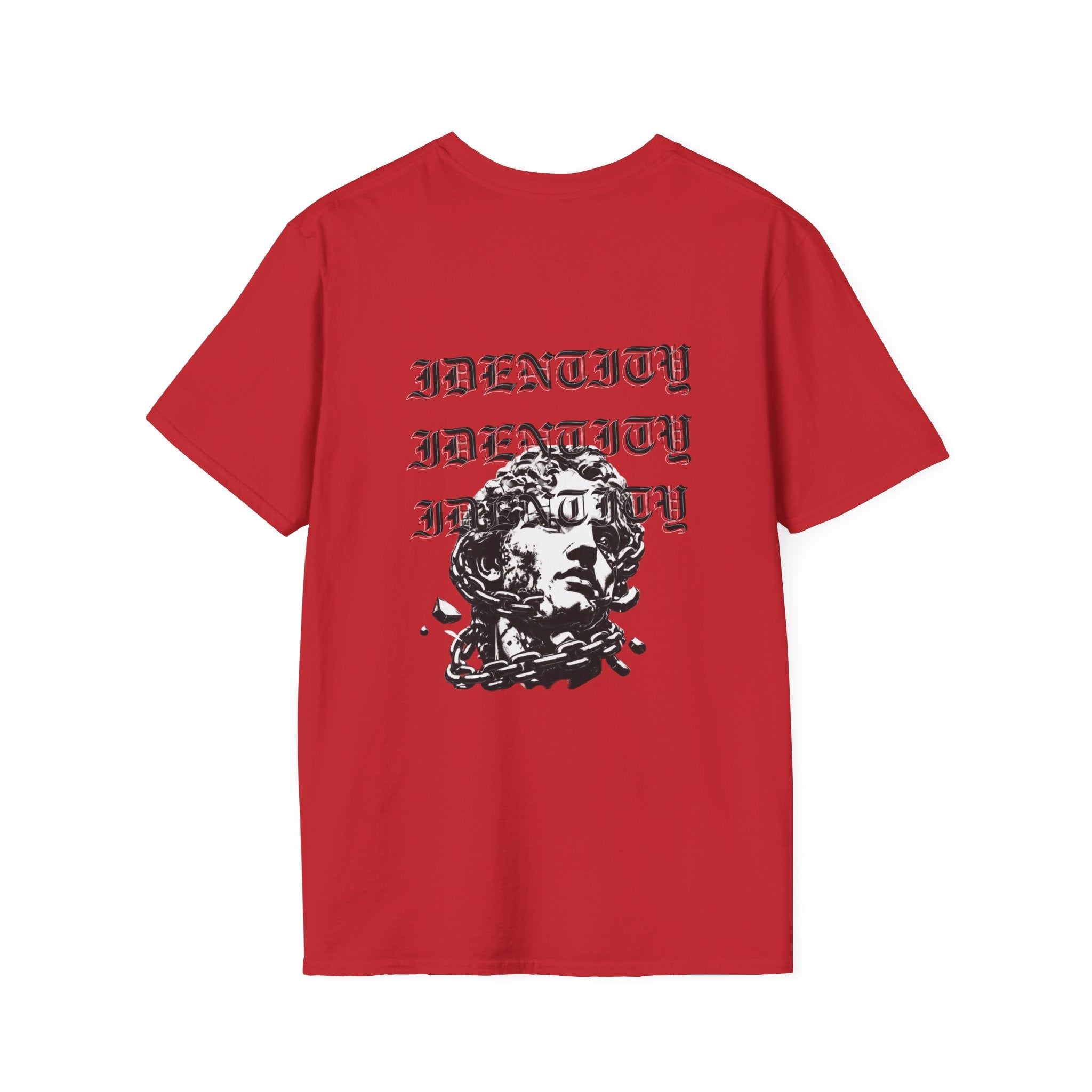 Minimal 'IDENTITY' Embroidered T-Shirt