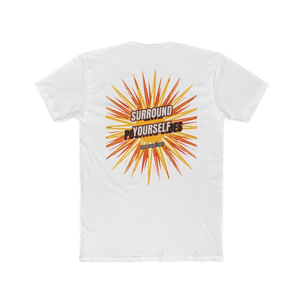 Retro Burst Graphic Cotton T-Shirt