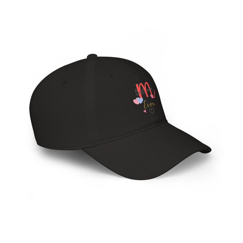 Embroidered 'M Ever' Heart Baseball Cap