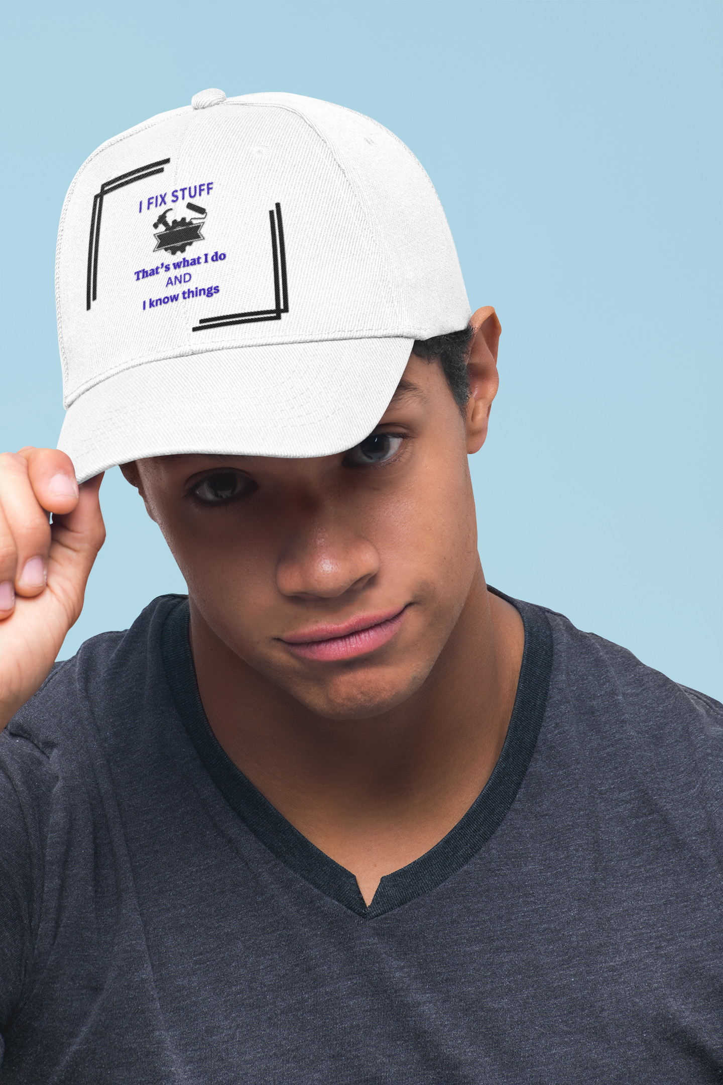 Dad Cap - "I Fix Stuff" Repair Lover Hat