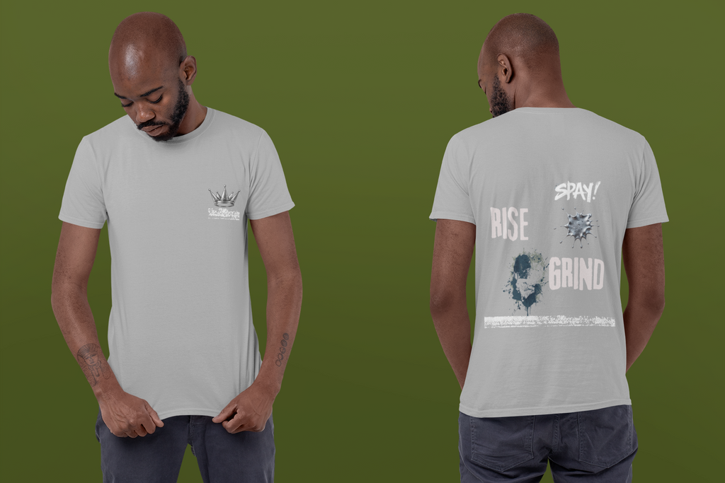 Rise & Grind Crew Tee — Graphic T‑Shirt