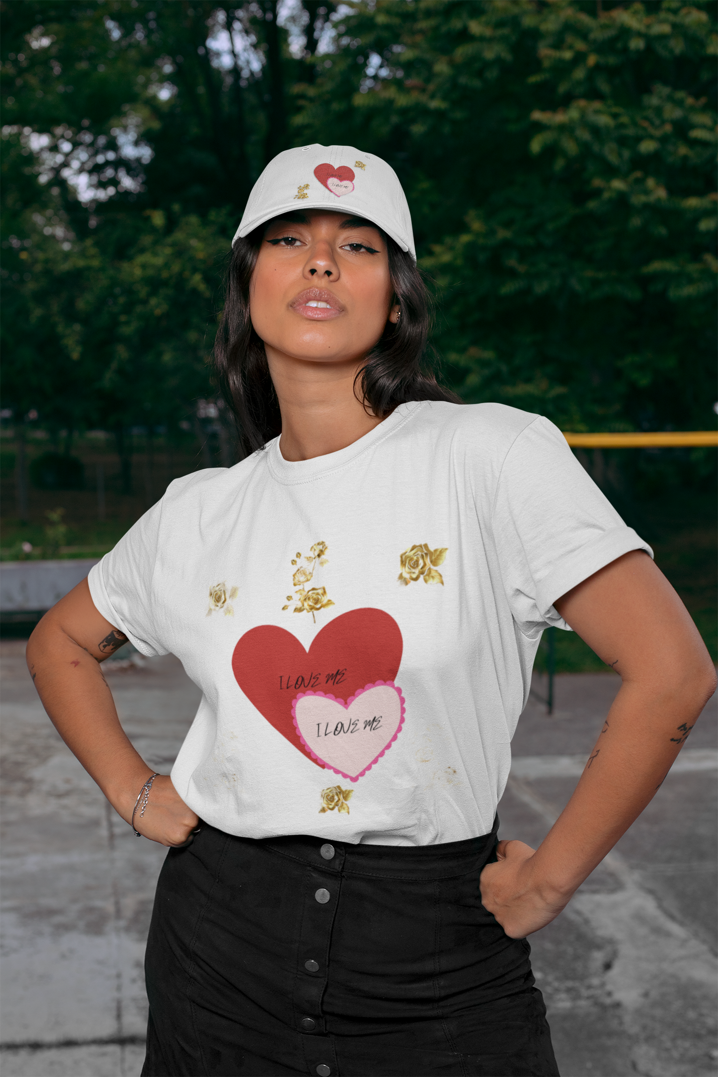 Heart Patch Baseball Cap