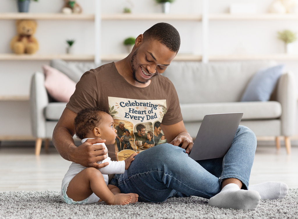 Father’s Day T‑Shirt—"Celebrating Heart of Every Dad"
